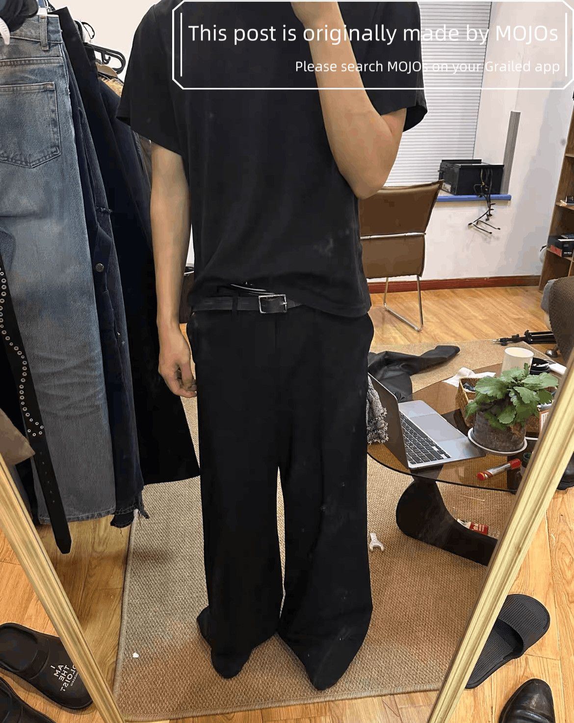 Yohji Yamamoto Sz 3 Yohji Yamamoto Layers Attached Trousers Size US 30 / EU 46 - 6 Thumbnail