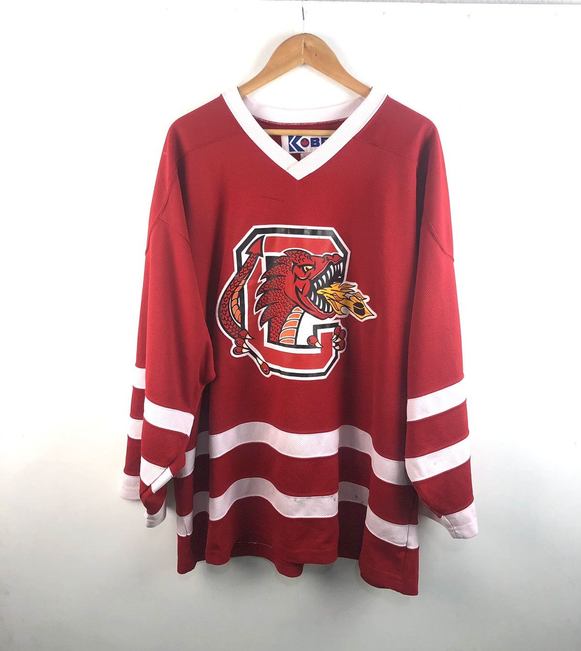 NHL × Vintage Vintage KOBE hockey jersey embroidered made in canada 3XL Size US XXL / EU 58 / 5 - 1 Thumbnail