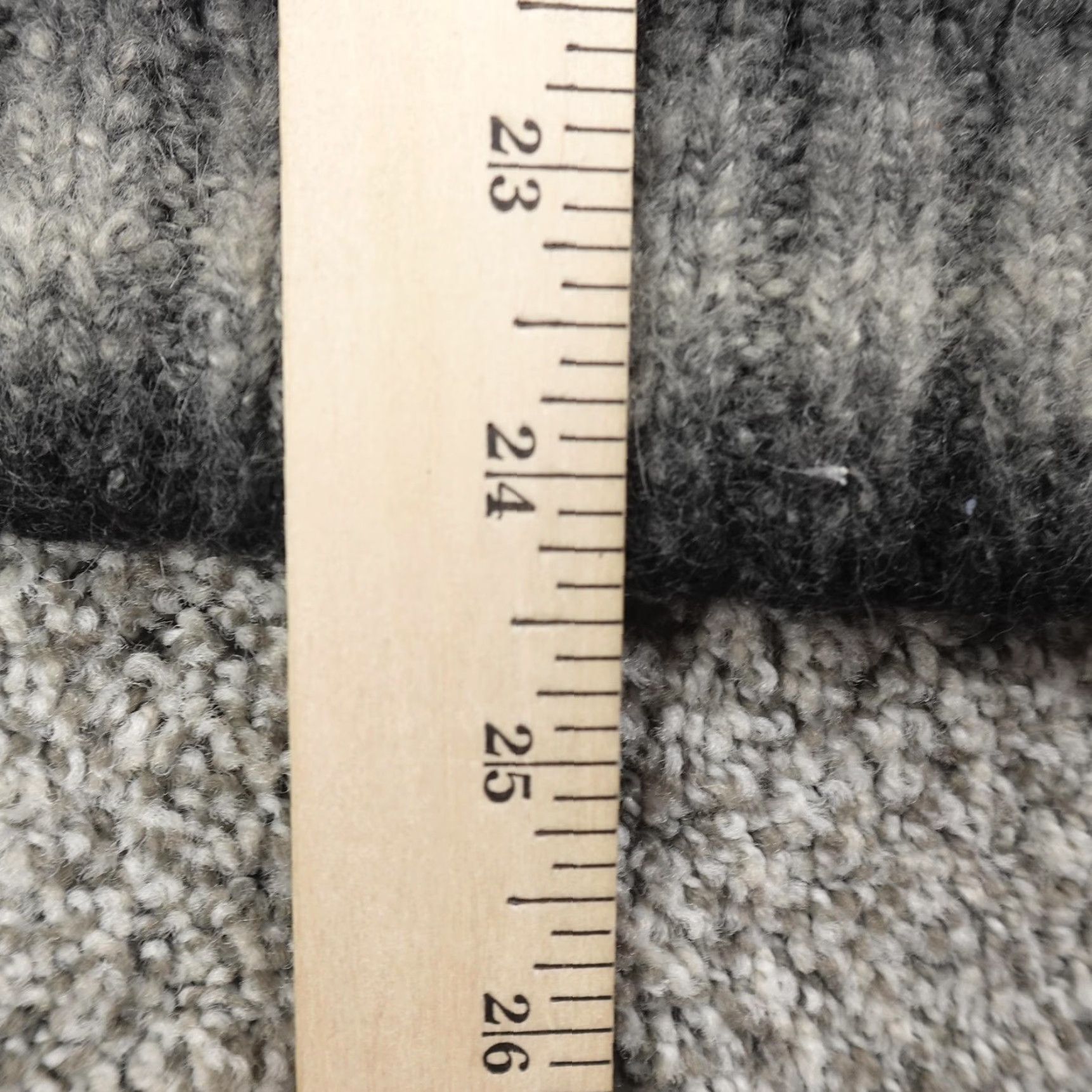 Eddie Bauer Eddie Bauer Sweater Cardigan Womens XS Gray Ombre Open Front Knit Wool Blend Long Sleeve Pockets Logo Size XS / US 0-2 / IT 36-38 - 7 Thumbnail