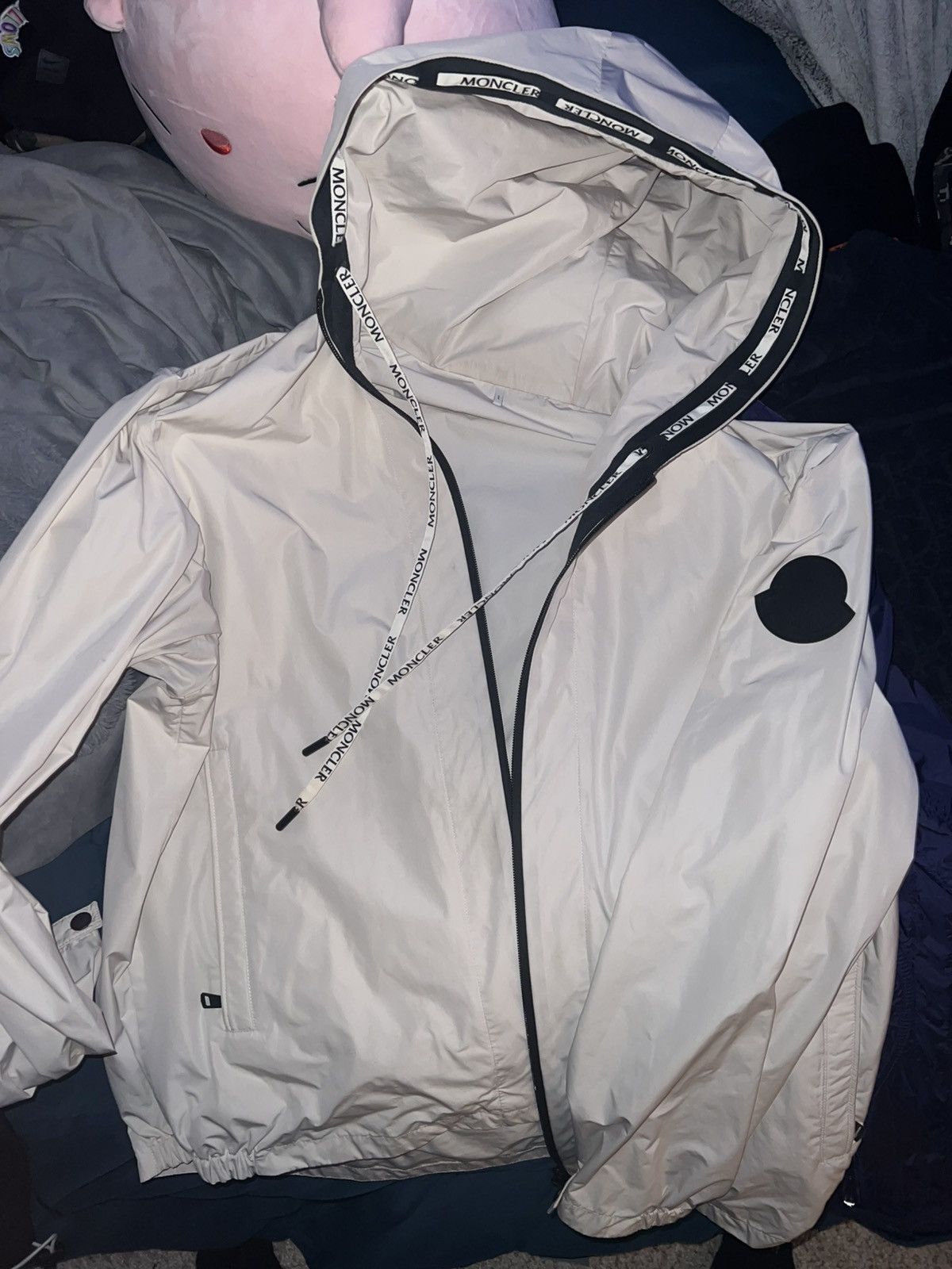 Moncler Moncler Giubbotto Charles Ivory Jacket Size US XL / EU 56 / 4 - 15 Thumbnail