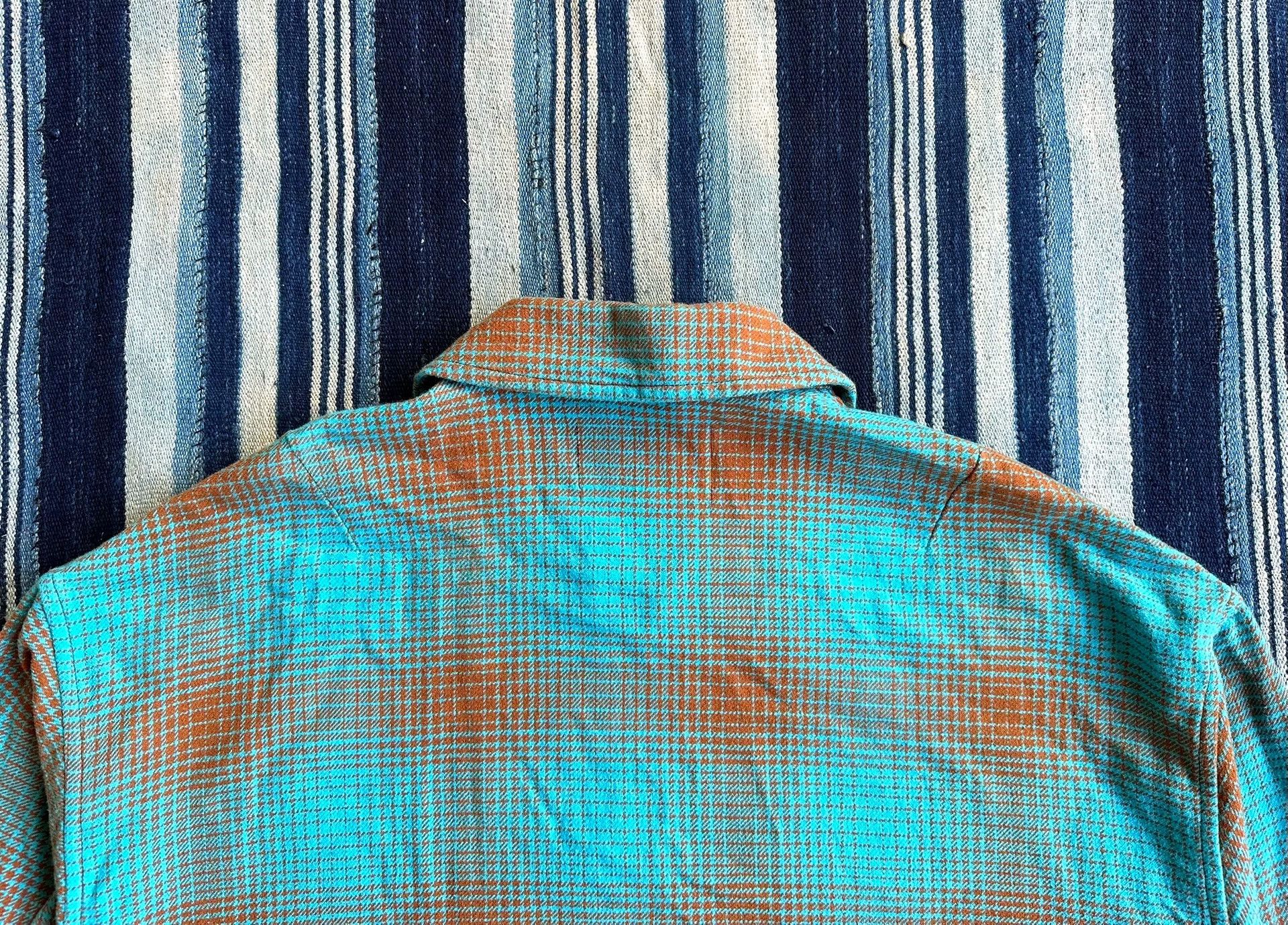 NOMA t.d NOMA t.d. Ombre Plaid Lapel Casual Blouson Japan Made Size 3 Size US L / EU 52-54 / 3 - 4 Thumbnail