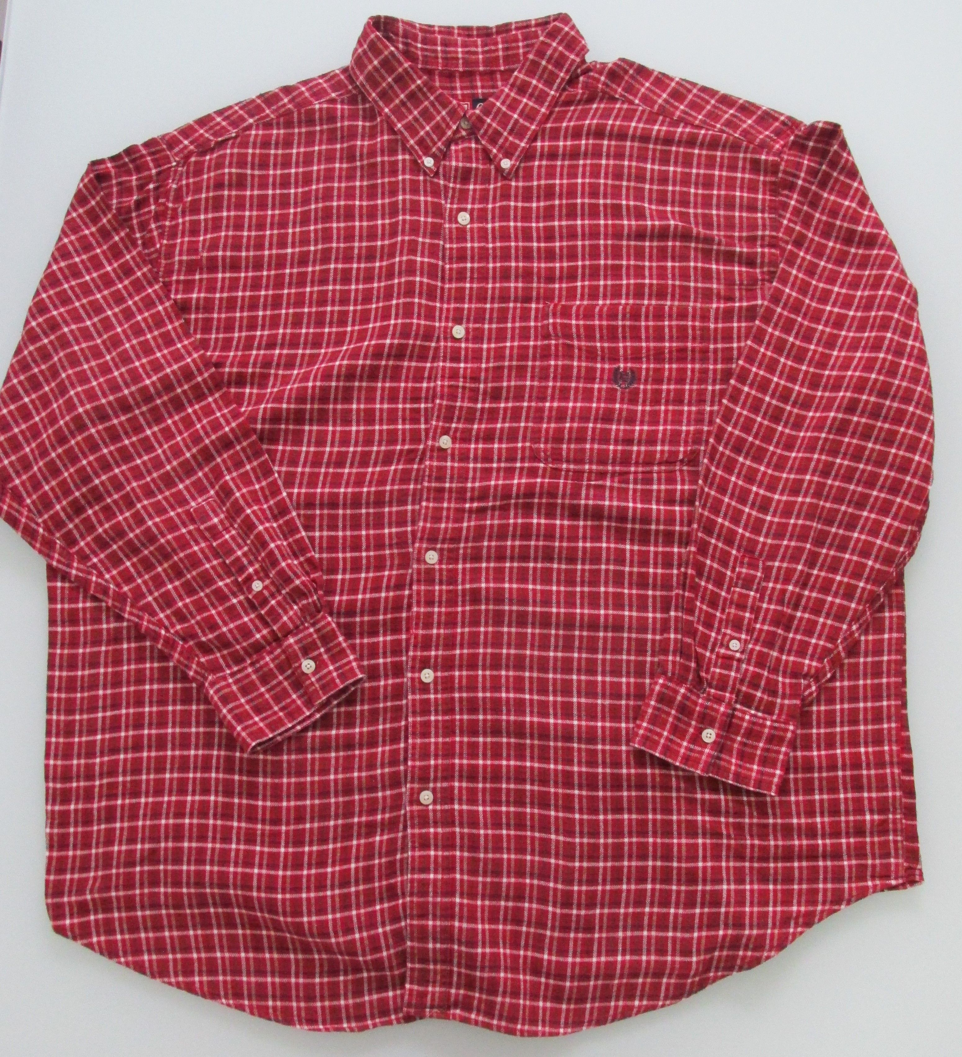 Chaps Chaps Men's Cotton Flannel Shirt Size 3XB Size US XXL / EU 58 / 5 - 1 Thumbnail