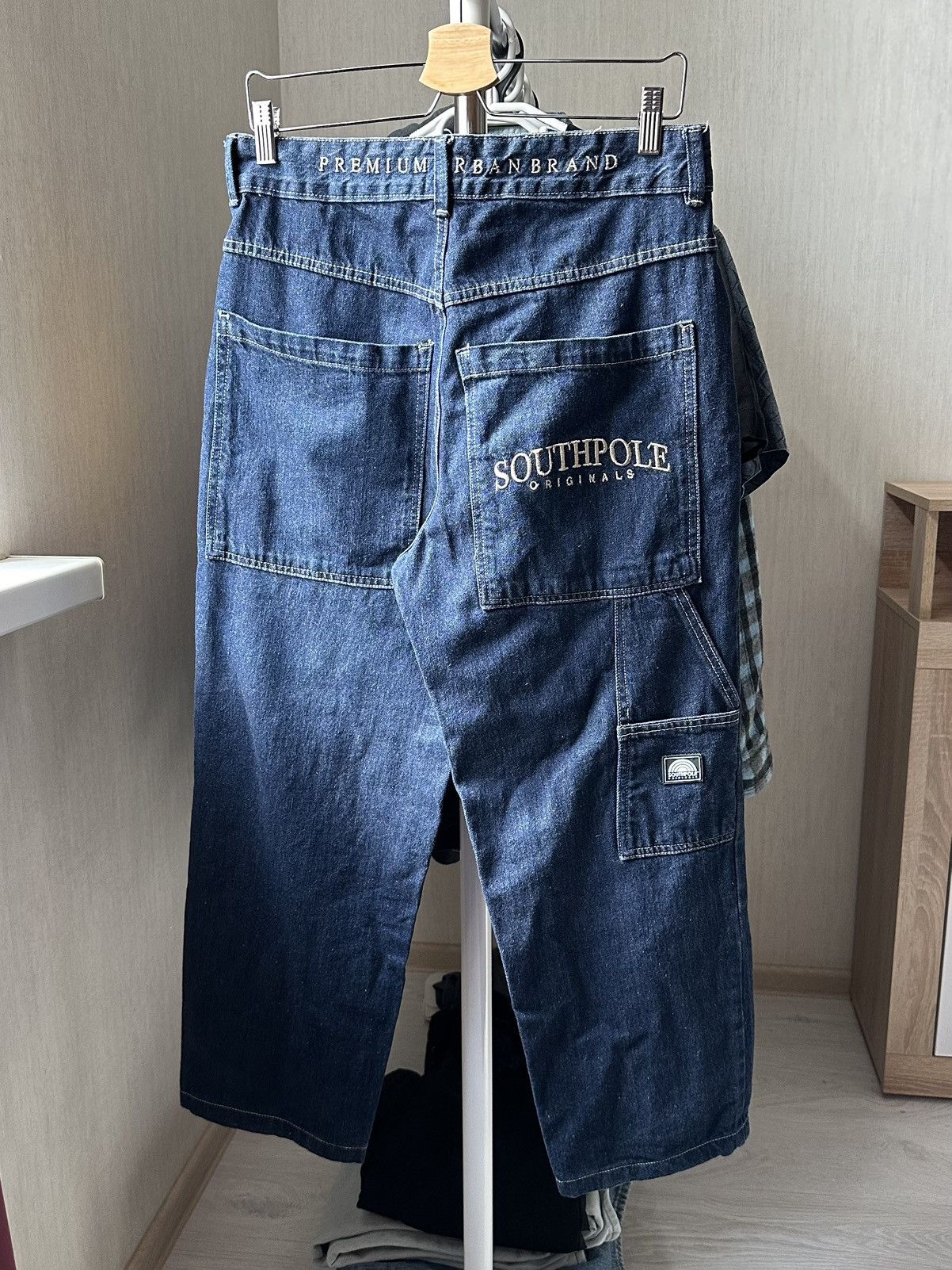 Southpole Southpole Denim Pants Retro Mid Blue Y2K Size US 31 - 1 Thumbnail