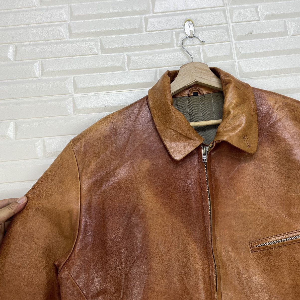 Japanese Brand Vtg Antelope Makigami Tokyo Original Leather Buckle Back Size US M / EU 48-50 / 2 - 8 Thumbnail