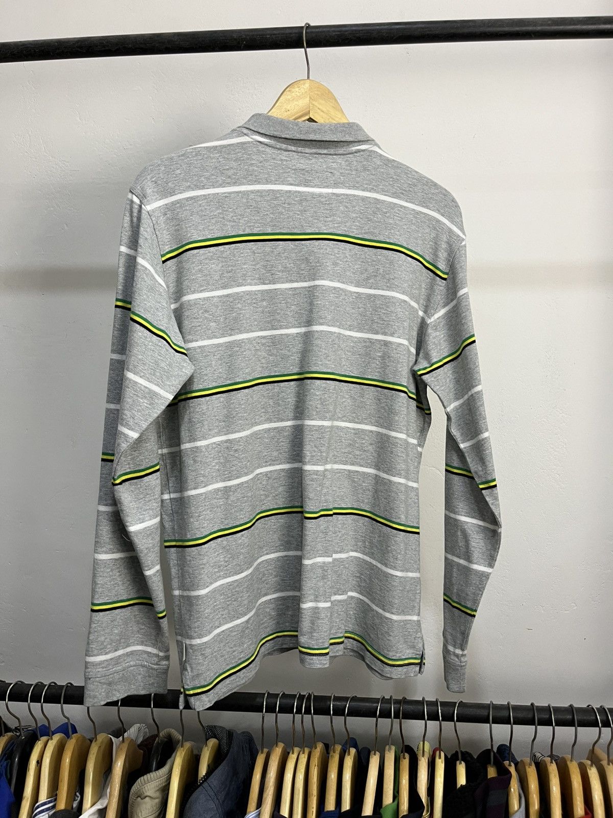 Supreme Y2k Supreme Striped Long sleeve Polo Shirt Size US M / EU 48-50 / 2 - 6 Thumbnail