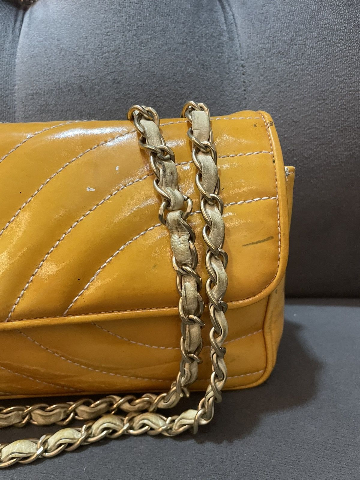 Chanel Authentic CHANEL timeless/ classique patent leather Size ONE SIZE - 6 Thumbnail