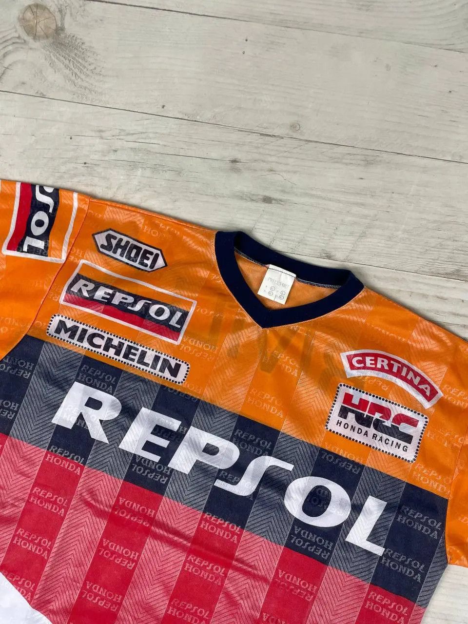 Honda Vintage Repsol Honda T-Shirt 90s Alex Criville MotoGP Bike Size US L / EU 52-54 / 3 - 2 Thumbnail
