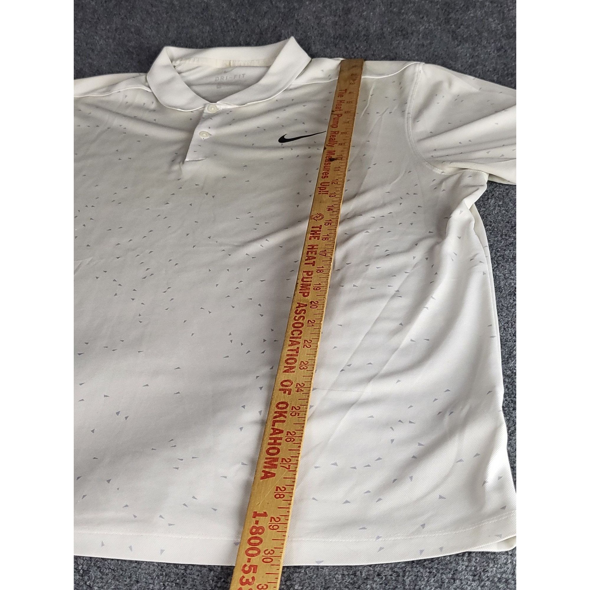 Nike Nike Dri-FIT Victory Printed Polo White CU9841-100 Men's Sz Size US XL / EU 56 / 4 - 3 Thumbnail