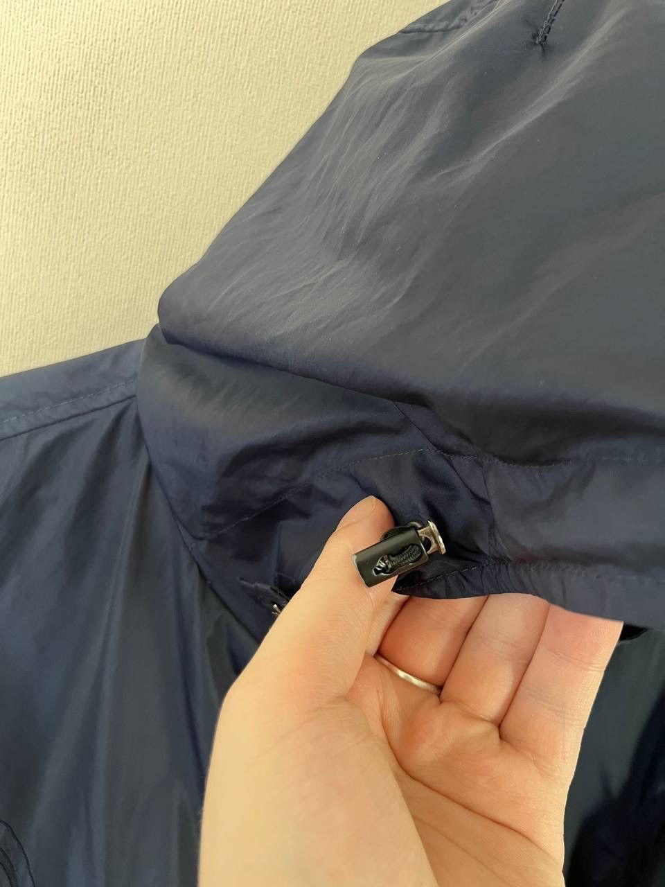 Versace Versace Navy Blue Hooded Windbreaker Jacket Zip Pockets Men Size US S / EU 44-46 / 1 - 4 Thumbnail