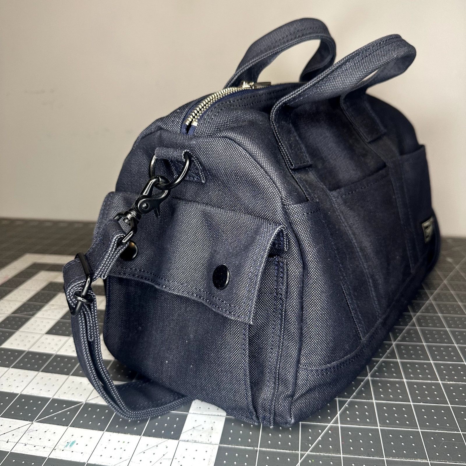 Porter Porter Yoshida & Co Navy Canvas Handbag Size ONE SIZE - 6 Thumbnail