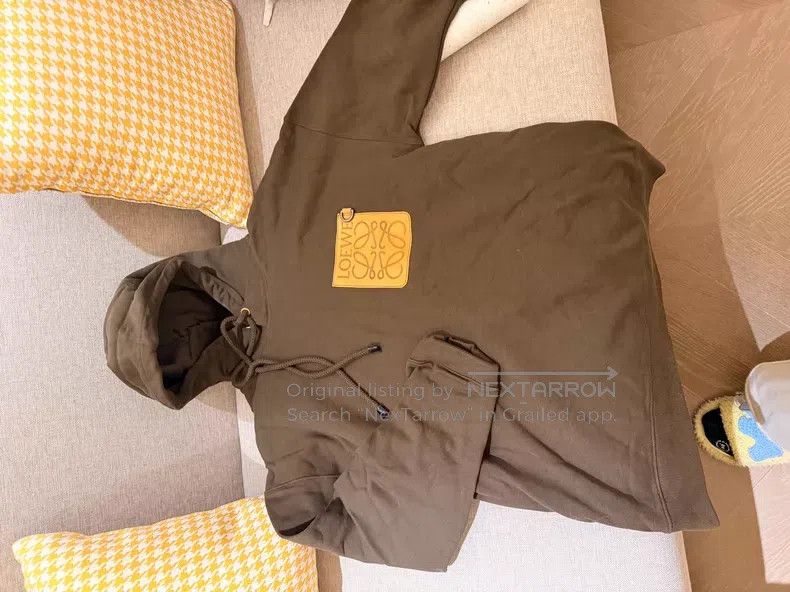Loewe Loewe Coffee Hooded Sweatshirt Size S / US 4 / IT 40 - 1 Thumbnail