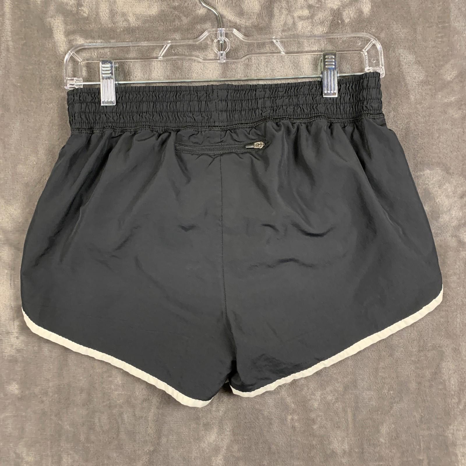 Champion Champion Shorts Womens MED Black & White Running Shorts (351 Size 32" / US 10 / IT 46 - 2 Thumbnail