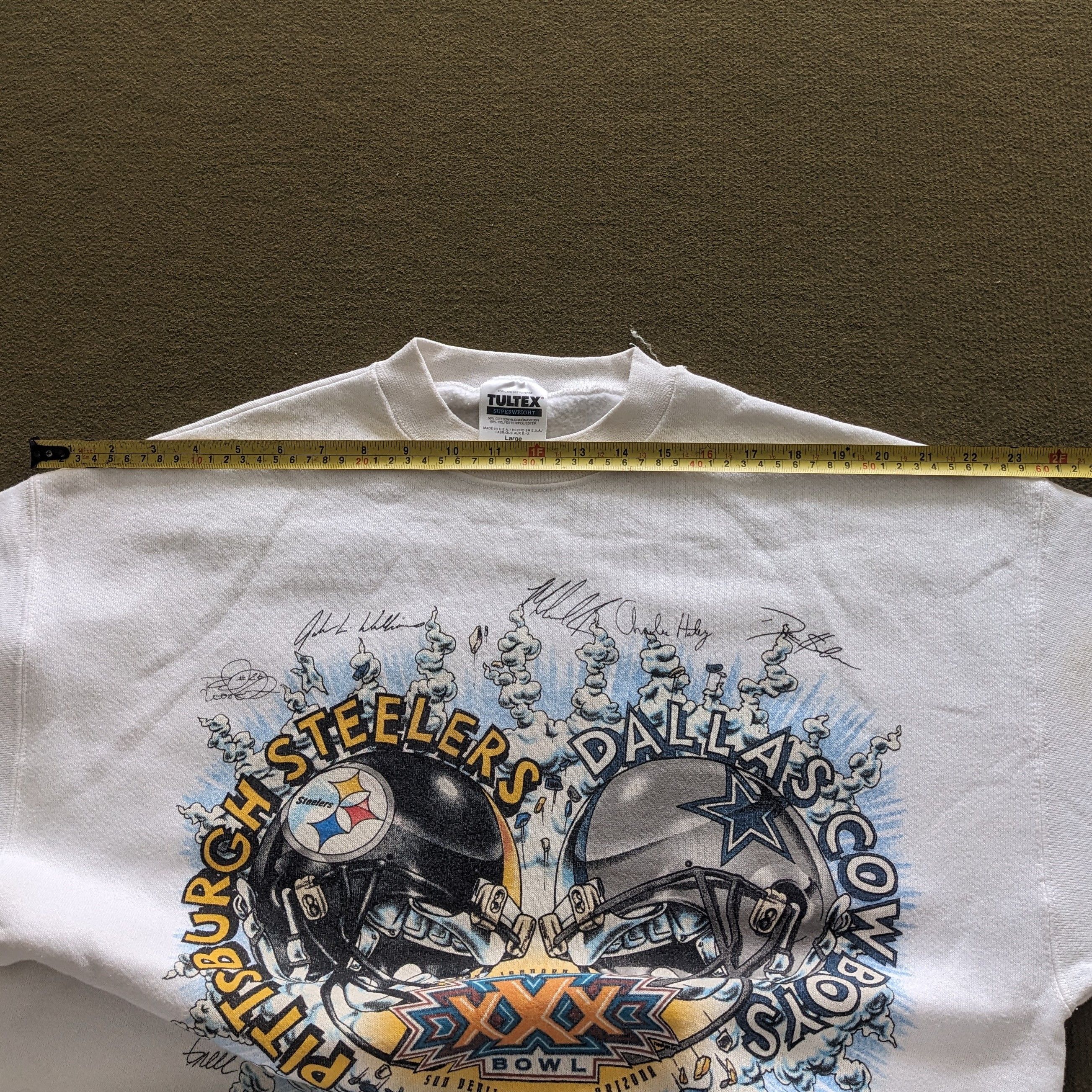 Other Vintage Pittsburgh Steelers VS Dallas Cowboys Sweatshirt Size US L / EU 52-54 / 3 - 5 Thumbnail