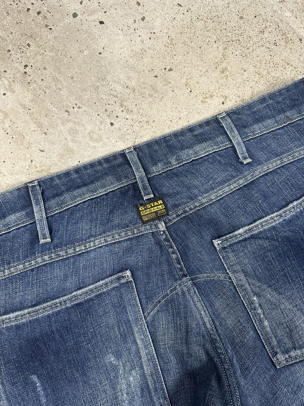 G-Star Vintage G Star Raw 5620 3D Low Tapered Double Knee Denim Size US 34 / EU 50 - 17 Thumbnail