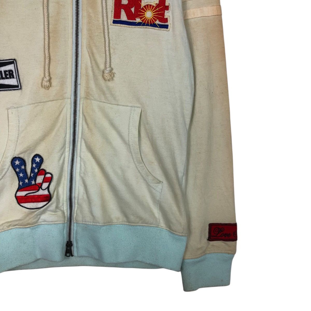 Hysteric Glamour 📌Riot Japan Zipper Hoodie Punk Design Biker Style Size US M / EU 48-50 / 2 - 6 Thumbnail