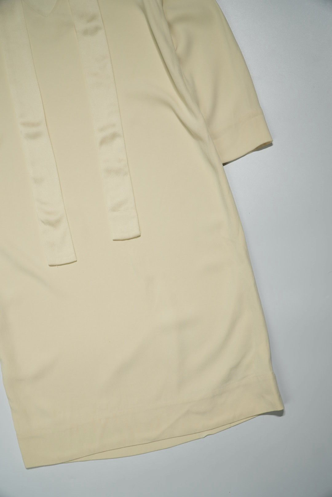 The Row The Row Tie Neck Mini Dress Size S / US 4 / IT 40 - 6 Thumbnail