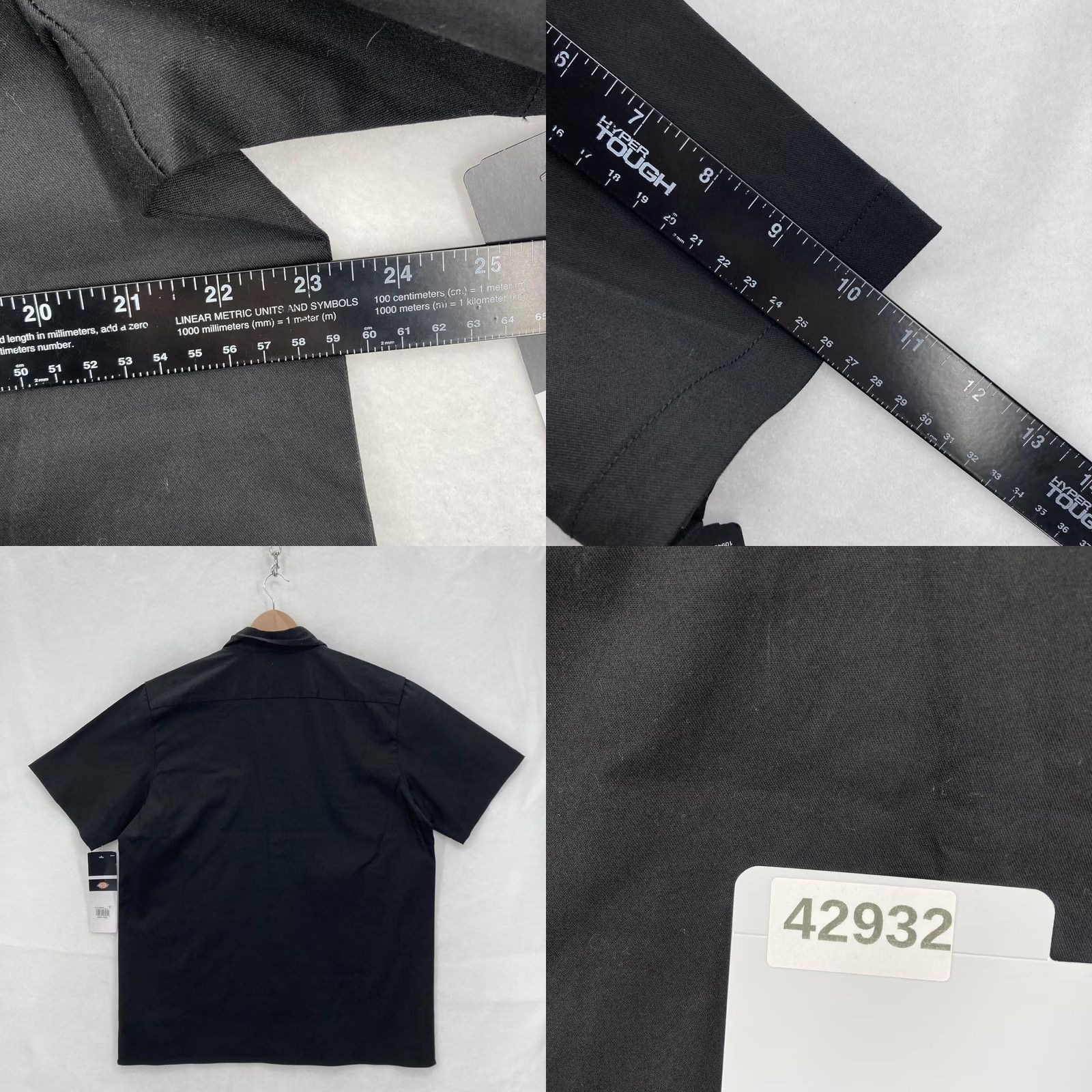 Dickies Dickies Shirt Mens Medium Black Twill Short Sleeve Button Workwear Pockets NWT Size US M / EU 48-50 / 2 - 8 Thumbnail
