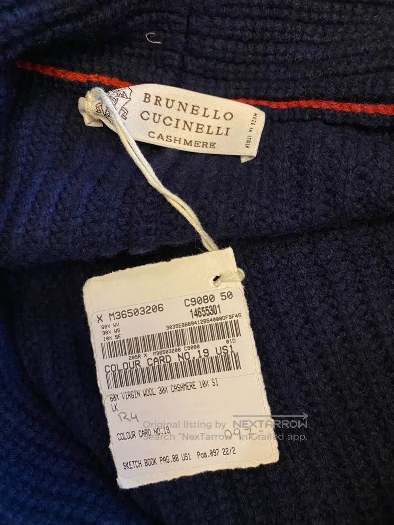 Brunello Cucinelli Brunello Cucinelli Cashmere Sweater Jacket, Cashmere Blend Size US M / EU 48-50 / 2 - 7 Thumbnail