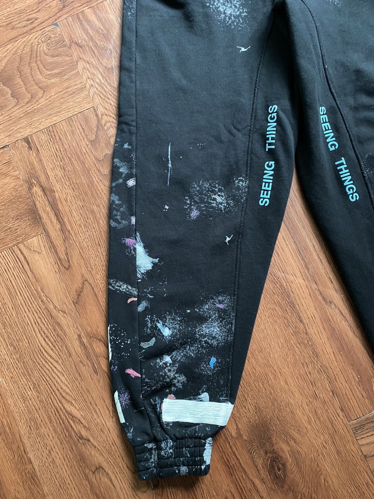 Off-White Off White Diagonal Galaxy Sweatpants Size US 31 - 5 Thumbnail