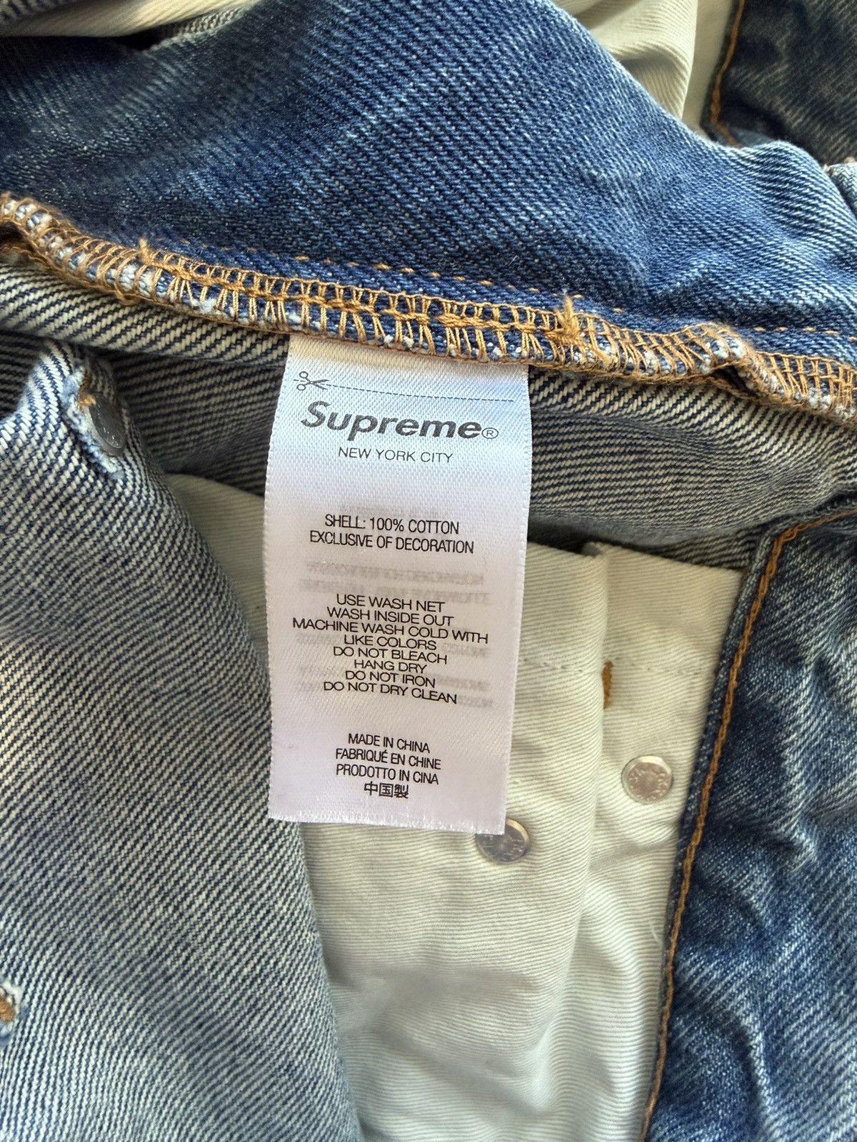 Supreme Supreme Reflective Double Knee Denim Size US 30 / EU 46 - 6 Thumbnail