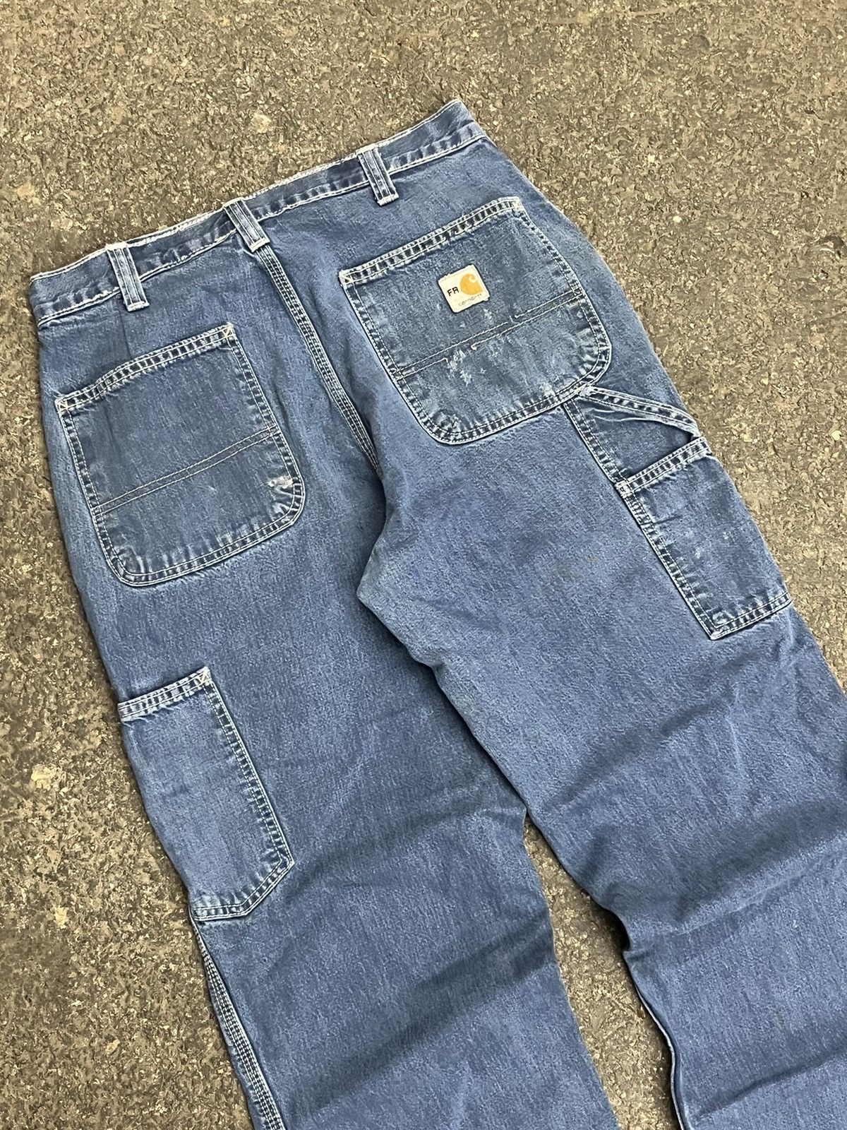 Carhartt × Vintage Carhartt cargo carpenter pants skater y2k baggy hype Size US 30 / EU 46 - 2 Thumbnail
