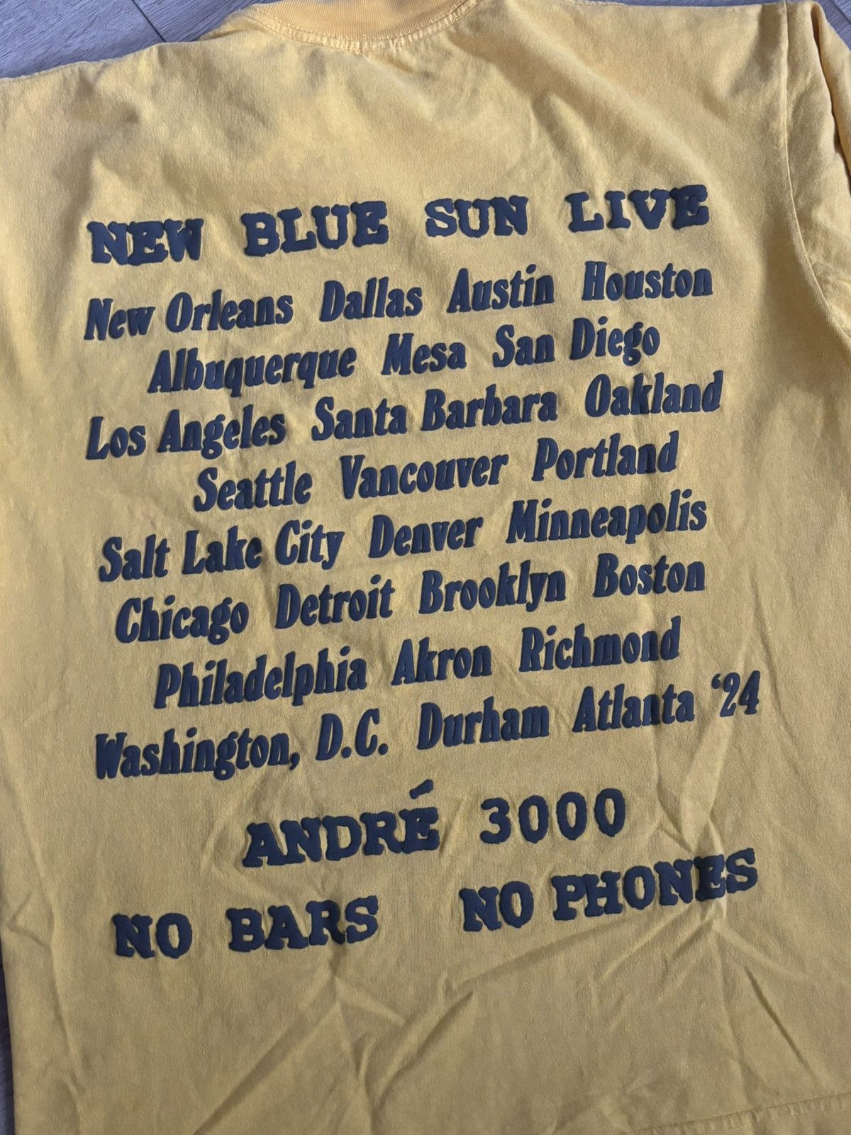 Cactus Plant Flea Market “LISTEN TO SADE” Andre3000 New Blue Sun live tee Size US M / EU 48-50 / 2 - 3 Thumbnail