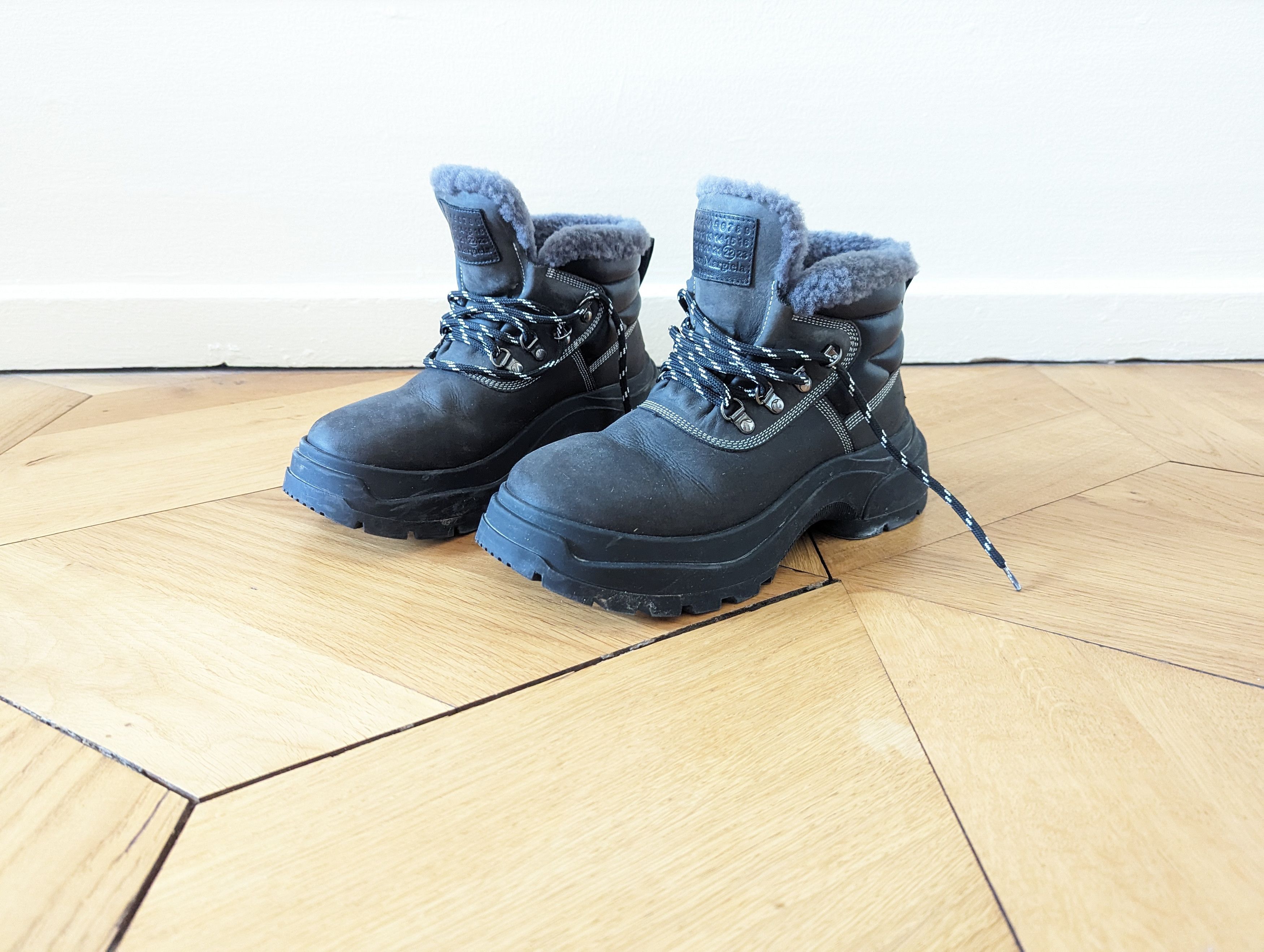 image of Maison Margiela - Size 39 - Alex Hiking Boots in Black, Women's