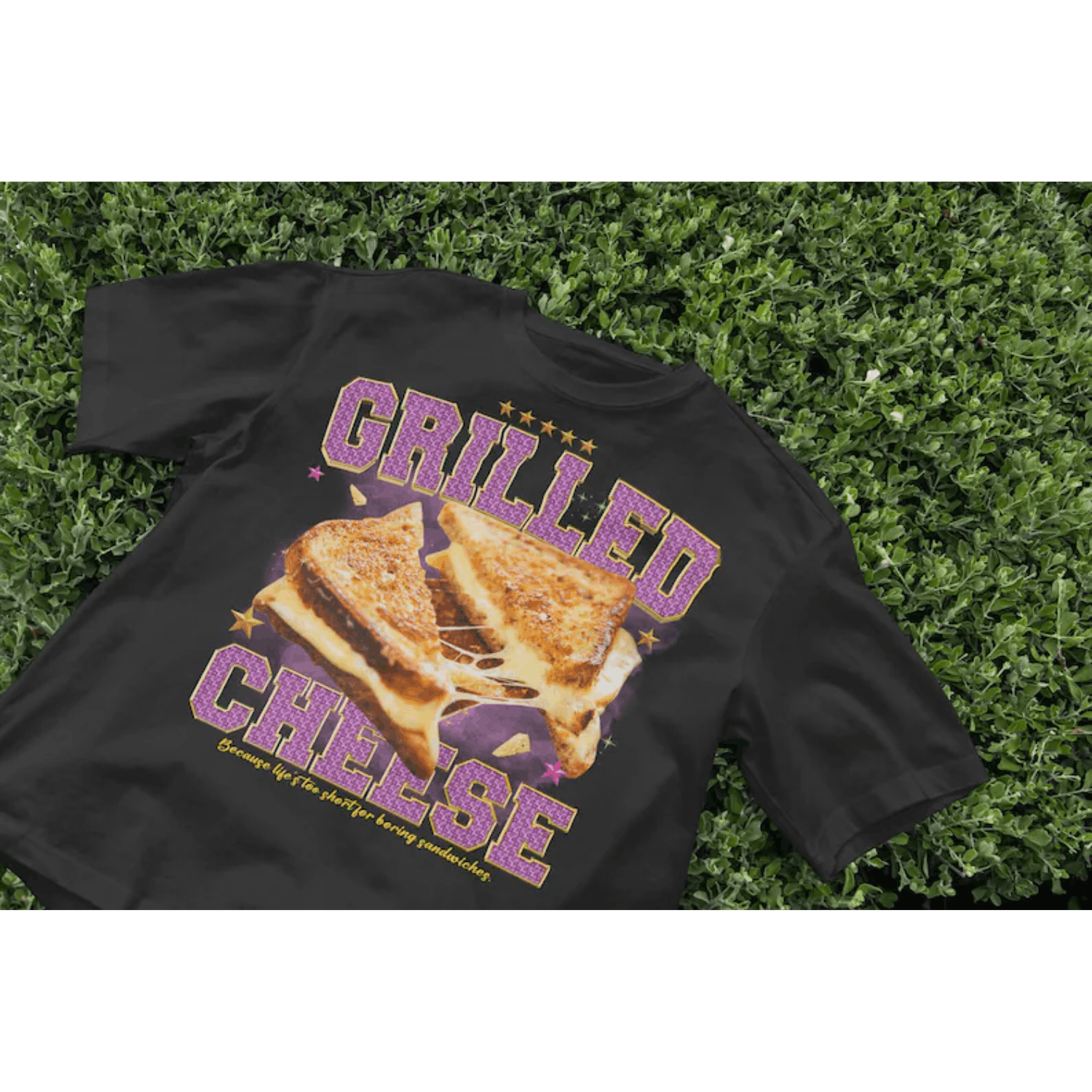 Japanese Brand × Vintage Grilled Cheese Funny Shirt, Food Lover, Funny Gag T-Shirt Size US L / EU 52-54 / 3 - 1 Thumbnail