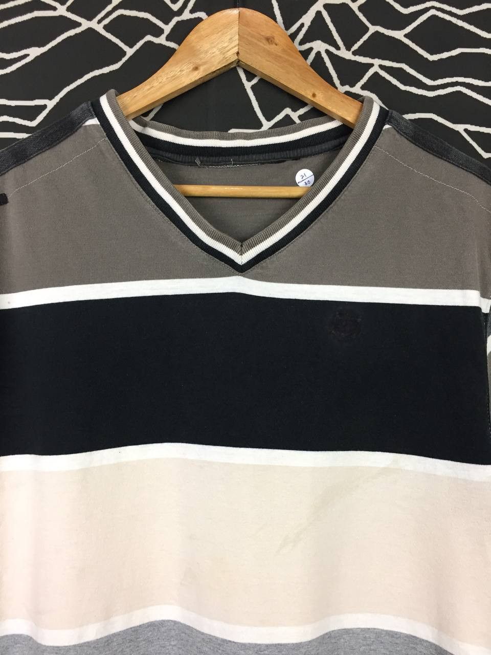 Enyce × Vintage ENYCE American Hip Hop Fashion Brand Striped Tee Size US M / EU 48-50 / 2 - 3 Thumbnail