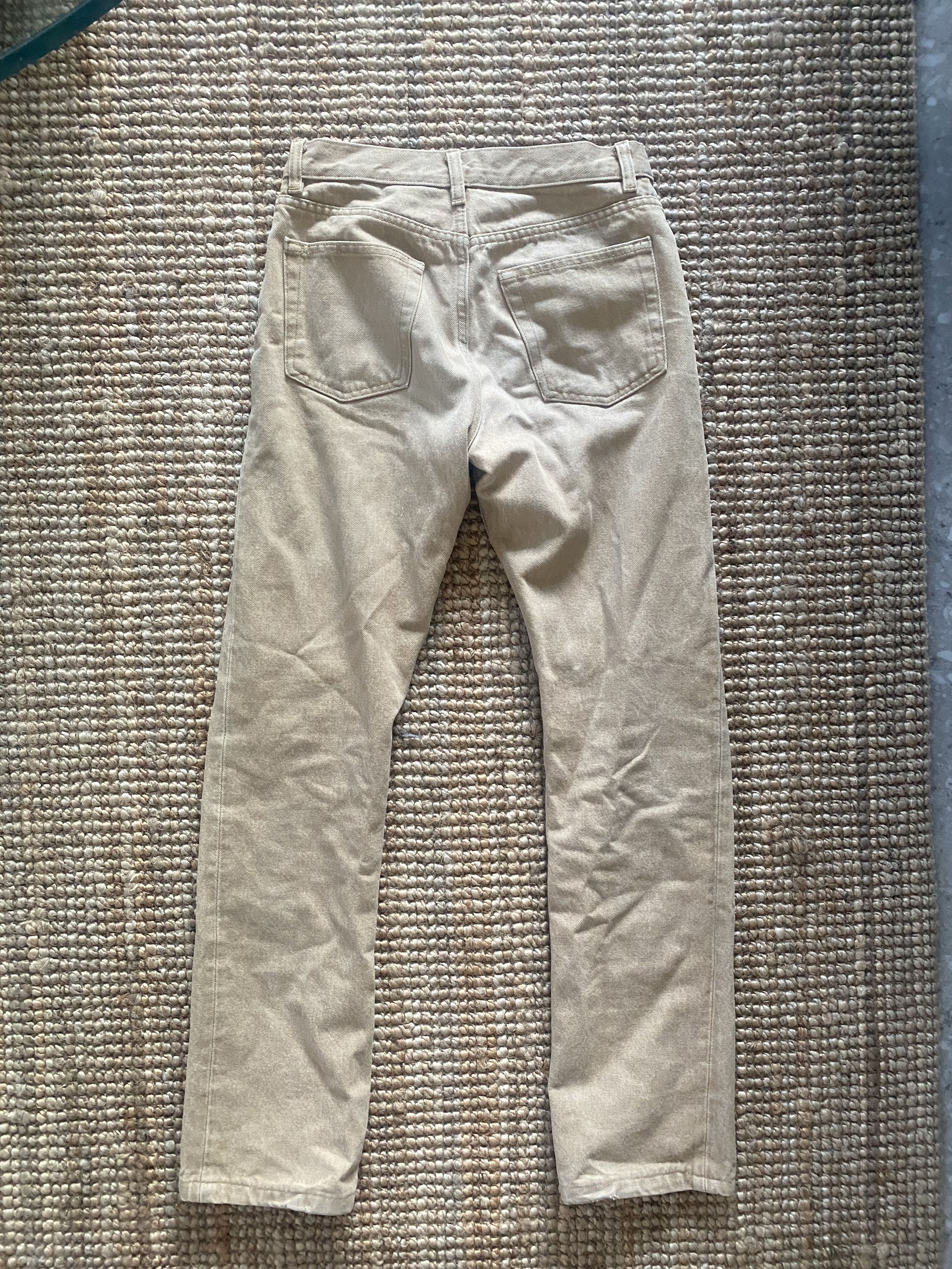 Helmut Lang Sand-Colored Turn-Up Cut 90's Helmut Lang Jeans Size US 28 / EU 44 - 2 Thumbnail
