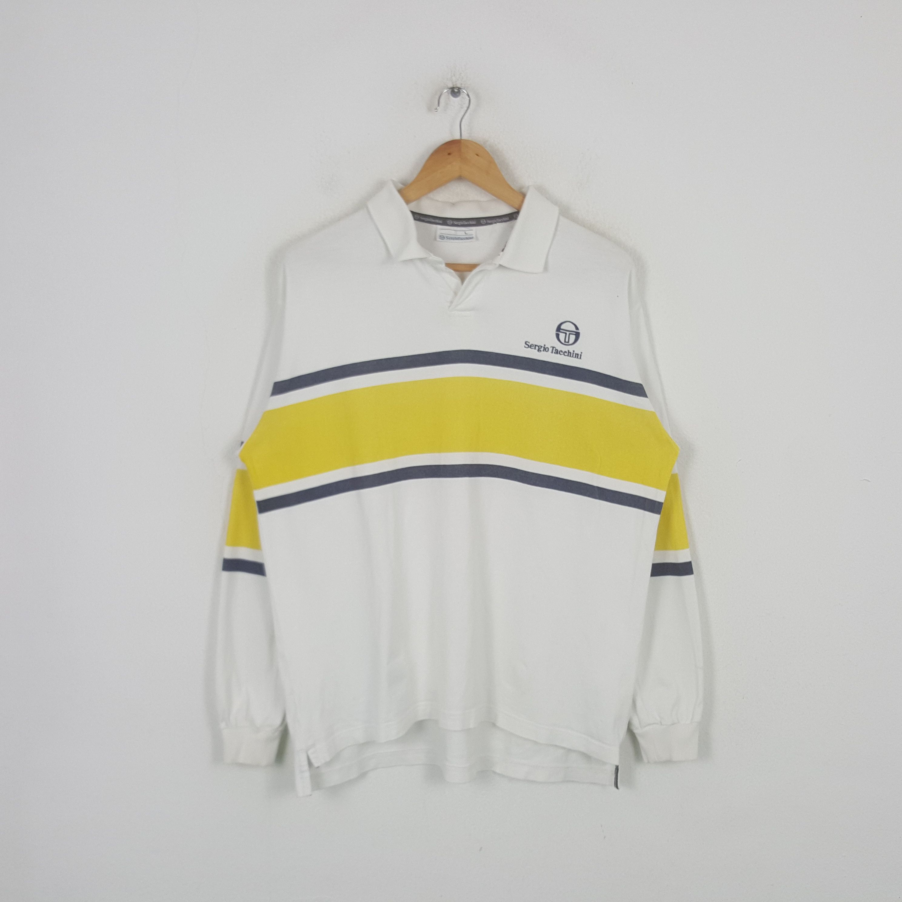Sergio Tacchini Vintage Sergio Tacchini Sport Style Polos RR30 Size US XL / EU 56 / 4 - 1 Thumbnail