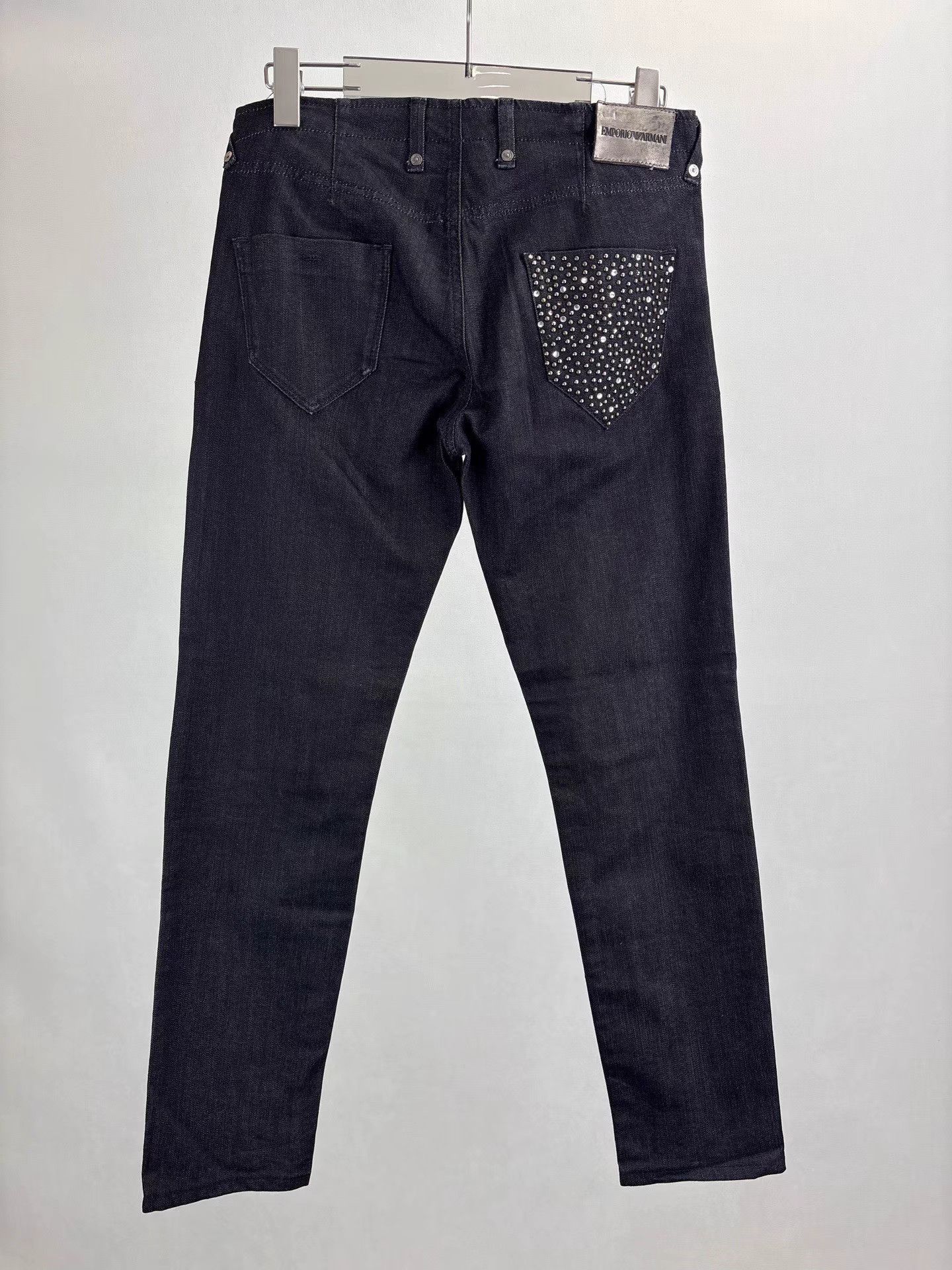 Armani Armani Rhinestone Jeans K1 Size US 28 / EU 44 - 2 Thumbnail
