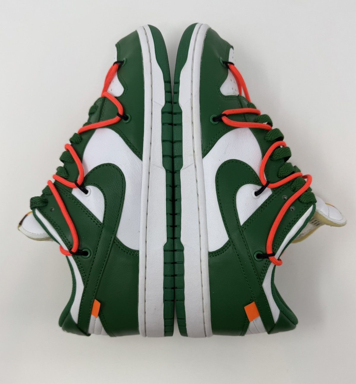 Nike × Off-White Nike Off-White Dunk Low Pine Green Size US 9.5 / EU 42-43 - 3 Thumbnail