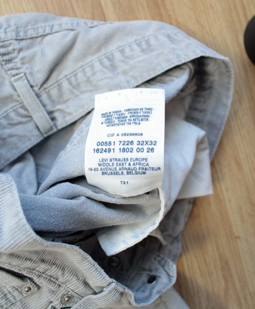 Levi's 🔥 Levis 551 Vintage Corduroy 32x32 Denim Pants Velvet Size US 32 / EU 48 - 7 Thumbnail