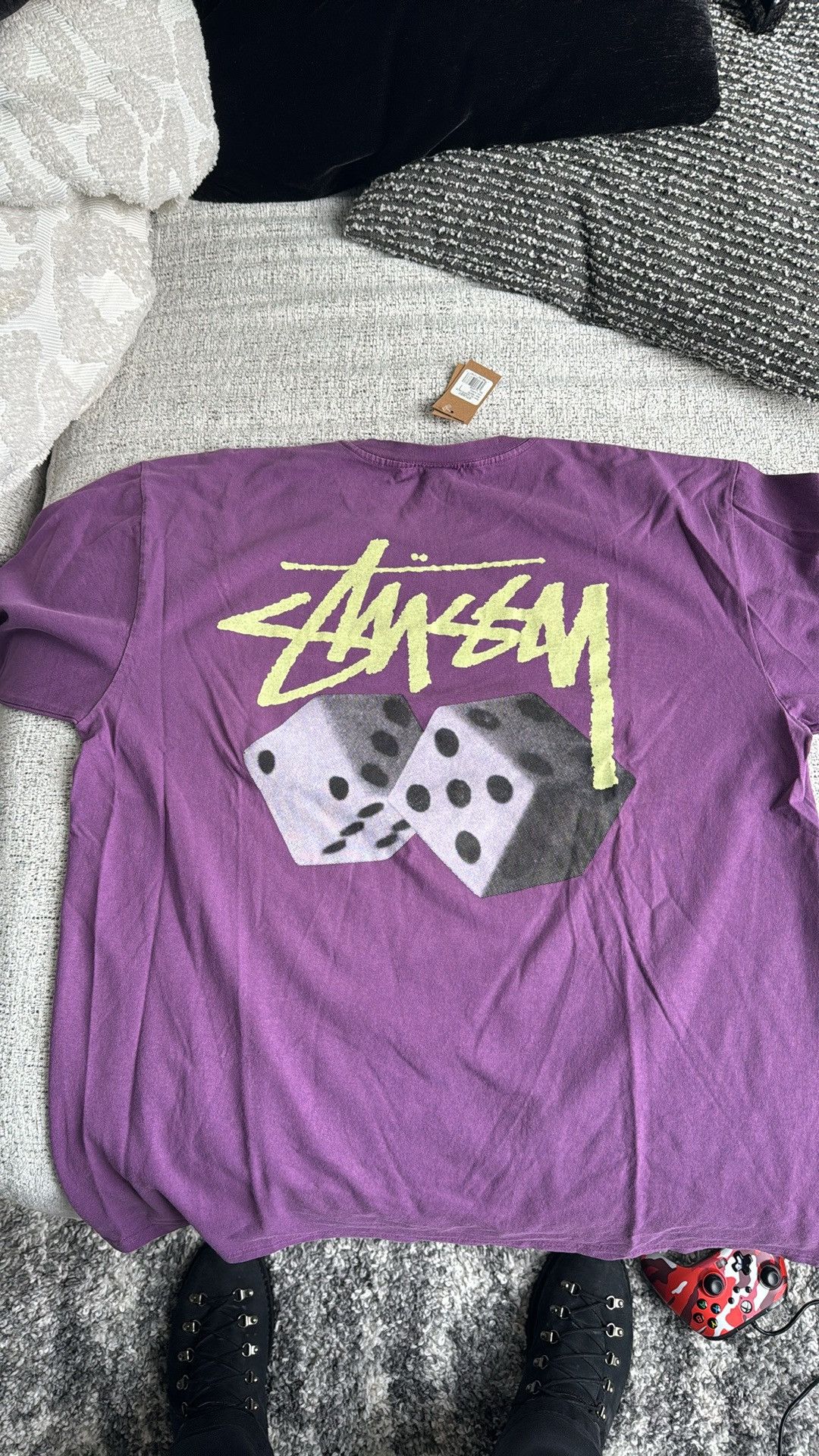 Stussy Stussy pigment dye dice T-shirt Size US XL / EU 56 / 4 - 1 Thumbnail