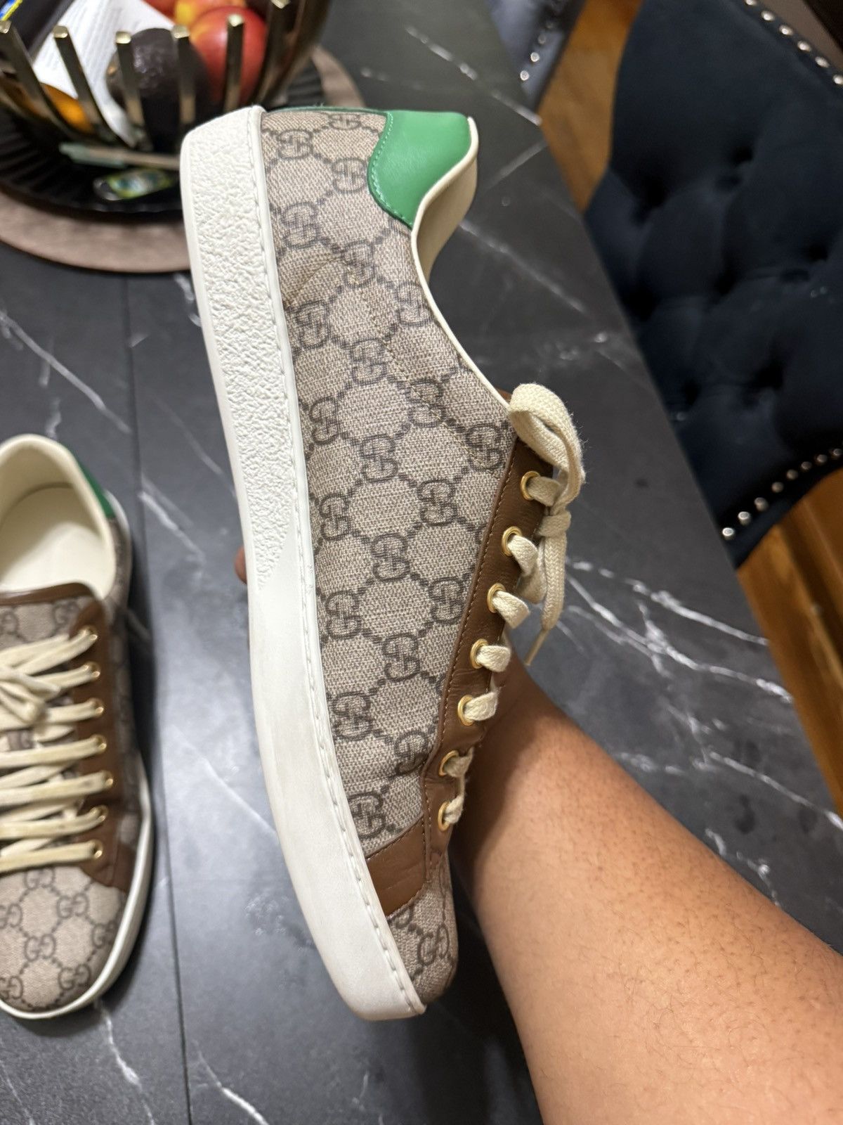 Gucci Gucci Not Fake Ace Sneakers Size 11 G / 12 US 45 EU Size US 12 / EU 45 - 8 Thumbnail