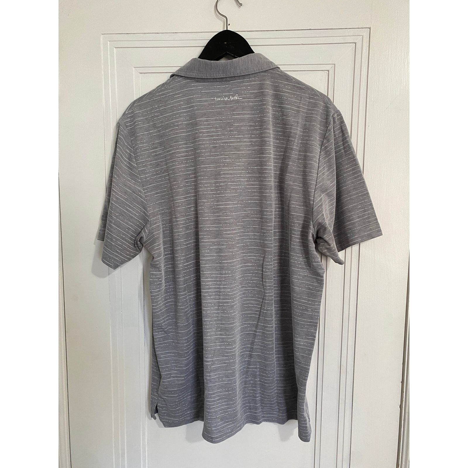 TravisMathew TravisMathew TPC Twin Cities Dark Gray Golf Polo Men's Sz L Size US L / EU 52-54 / 3 - 5 Thumbnail