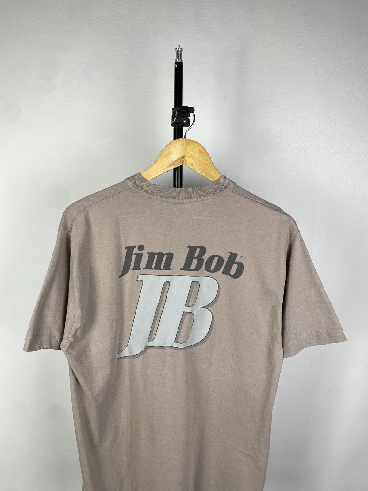 Band Tees × Vintage Vintage 90's Music Logo Jim Bob Y2K T-Shirt Size US M / EU 48-50 / 2 - 8 Thumbnail