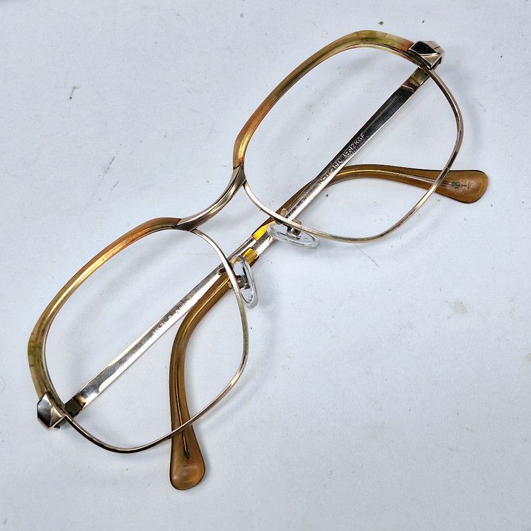 Other 1980s VISTA B-289 1/20 12KGF Gold Filled Browline Glasses Size ONE SIZE - 1 Thumbnail