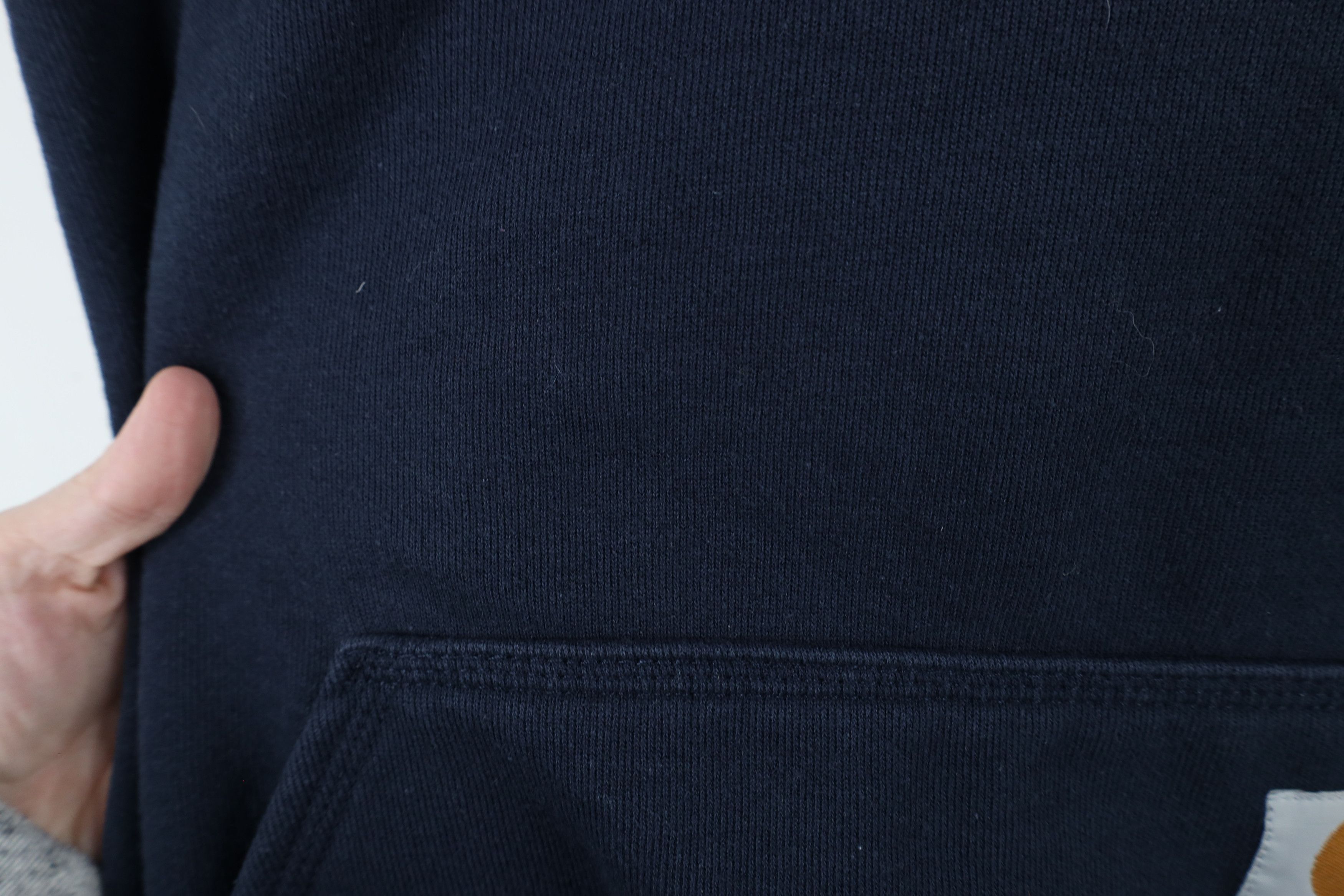 Carhartt × Vintage Vintage Carhartt Spell Heavyweight Hoodie Sweatshirt Blue Size US XL / EU 56 / 4 - 6 Thumbnail