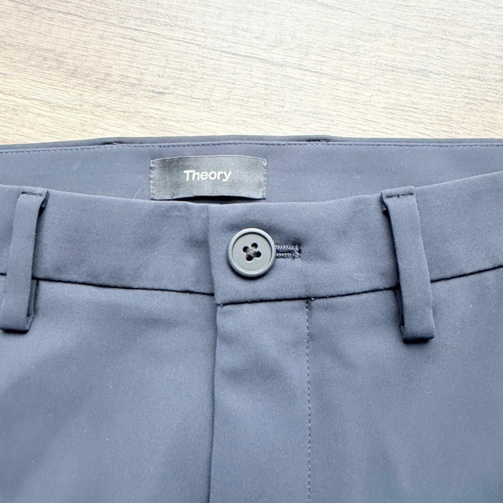 Theory Theory Precision Ponte Slim Fit Pants Navy Blue Mens 28 Size US 28 / EU 44 - 2 Thumbnail