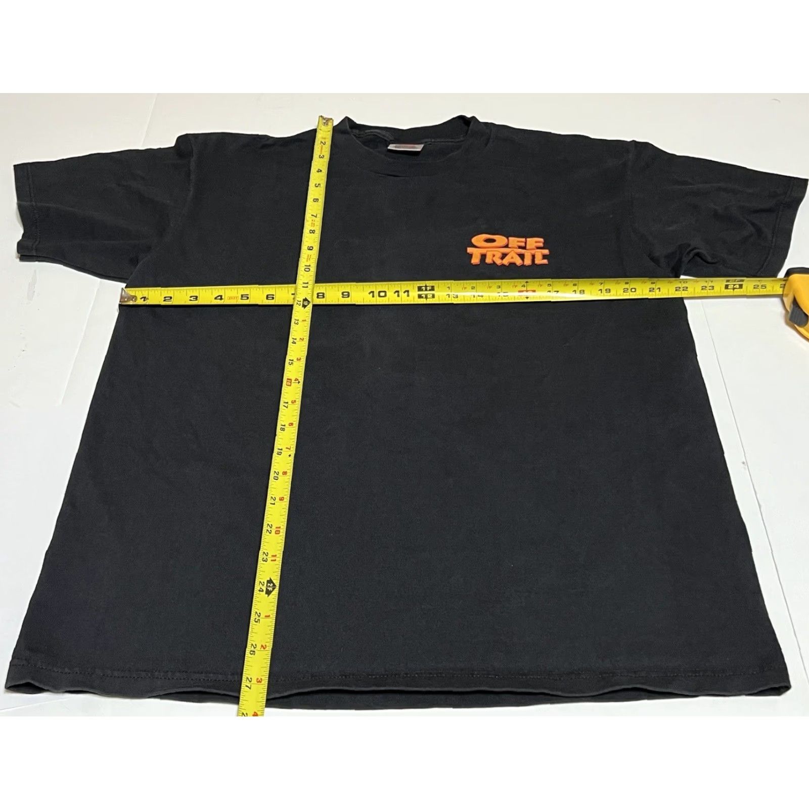 Vintage VINTAGE Off Trail T-Shirt Men L Black Crew Neck Short Sleeve 90s Graphic Back Logo Oneita KS Size US L / EU 52-54 / 3 - 5 Thumbnail
