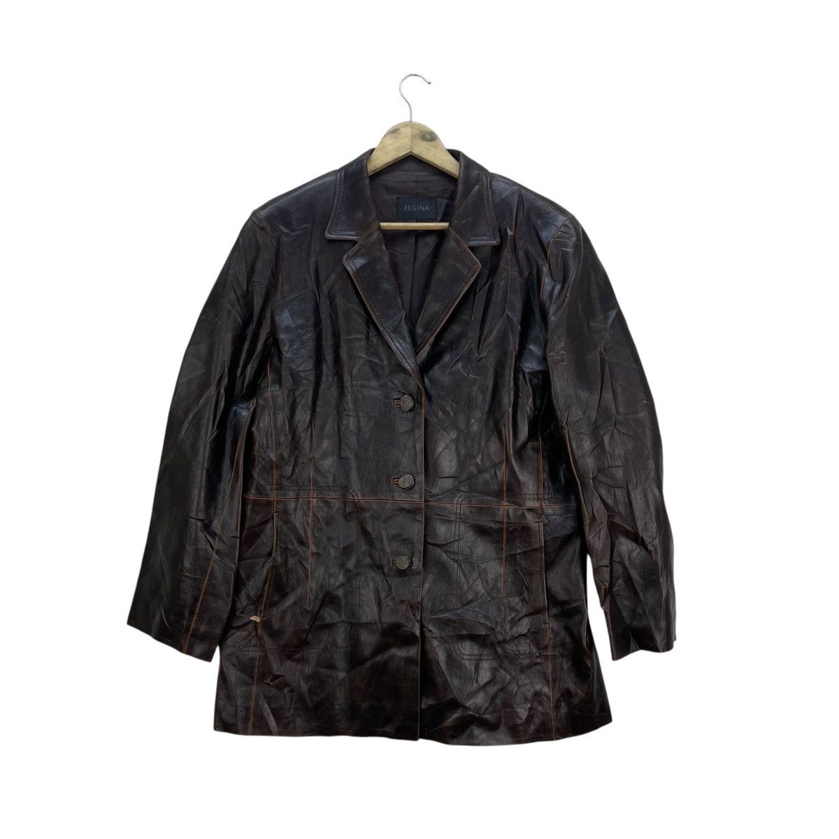 Leather Vintage Regina Sheepskin Leather Suit Size M / US 6-8 / IT 42-44 - 1 Thumbnail
