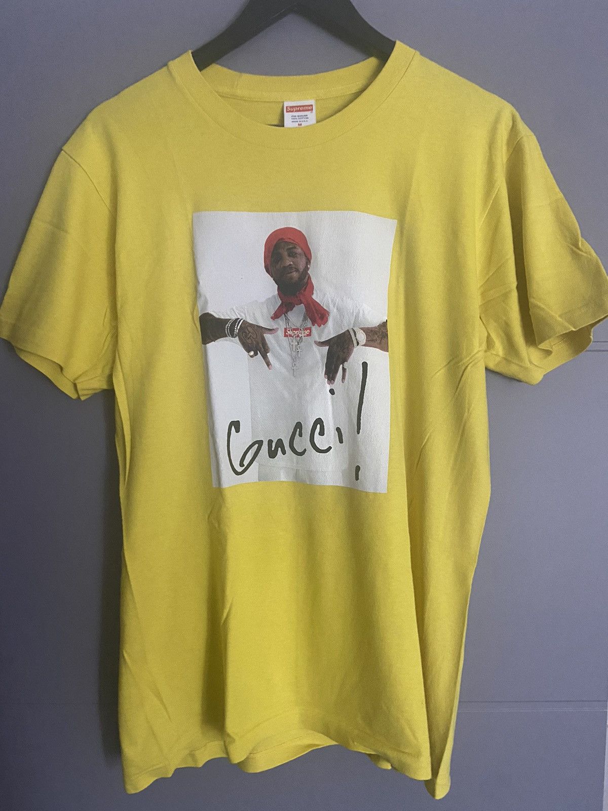 T shirt supreme x Gucci mane