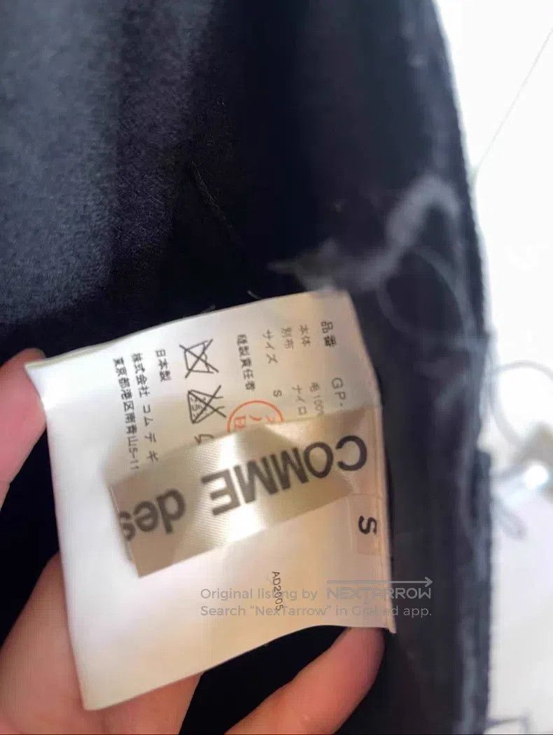 Comme des Garcons Comme Des Garcons size S Black Wool Skirt Size 23" - 3 Thumbnail