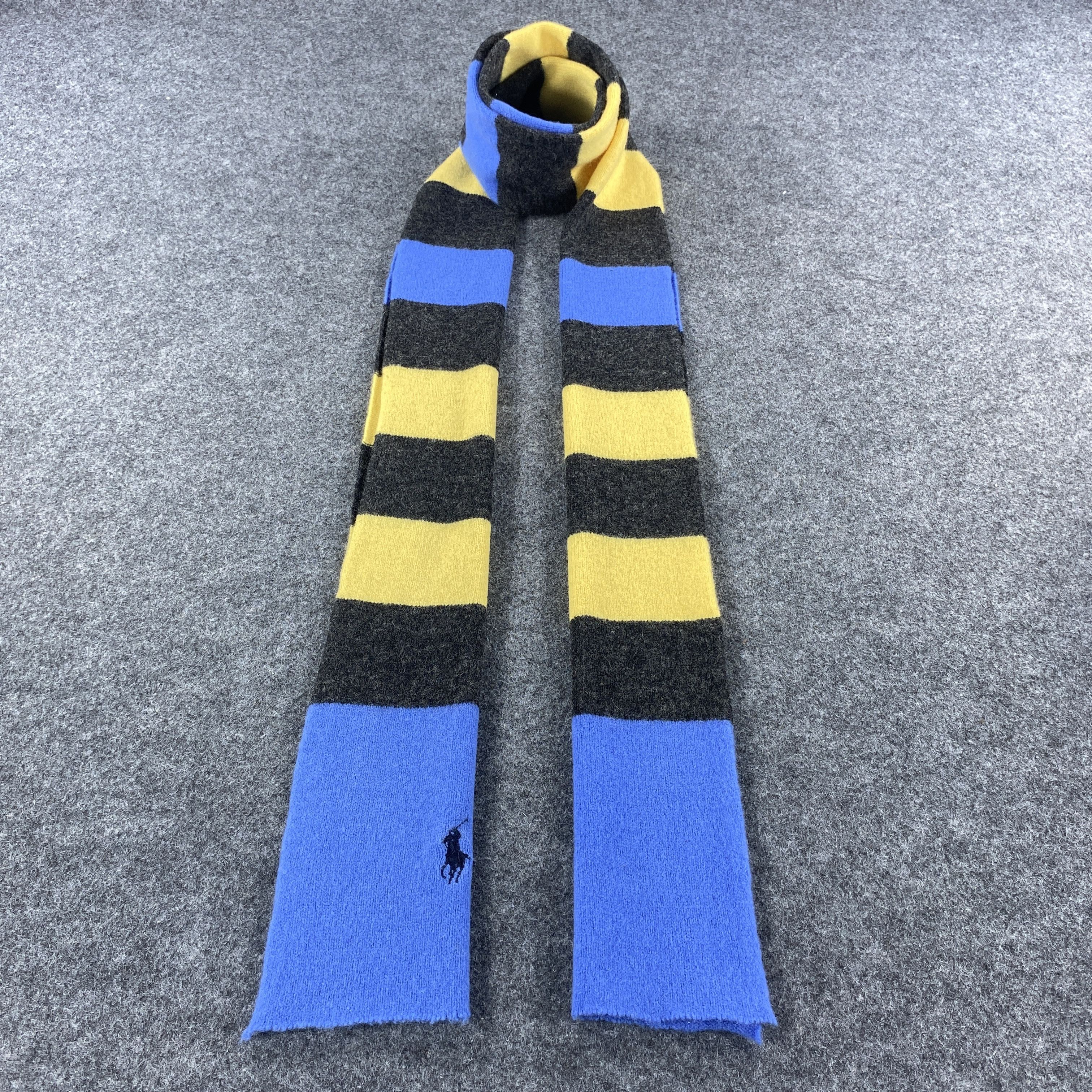 Polo Ralph Lauren × Vintage Polo Ralph Lauren Scarf # Muffler # Neckwear # D501 Size ONE SIZE - 1 Thumbnail