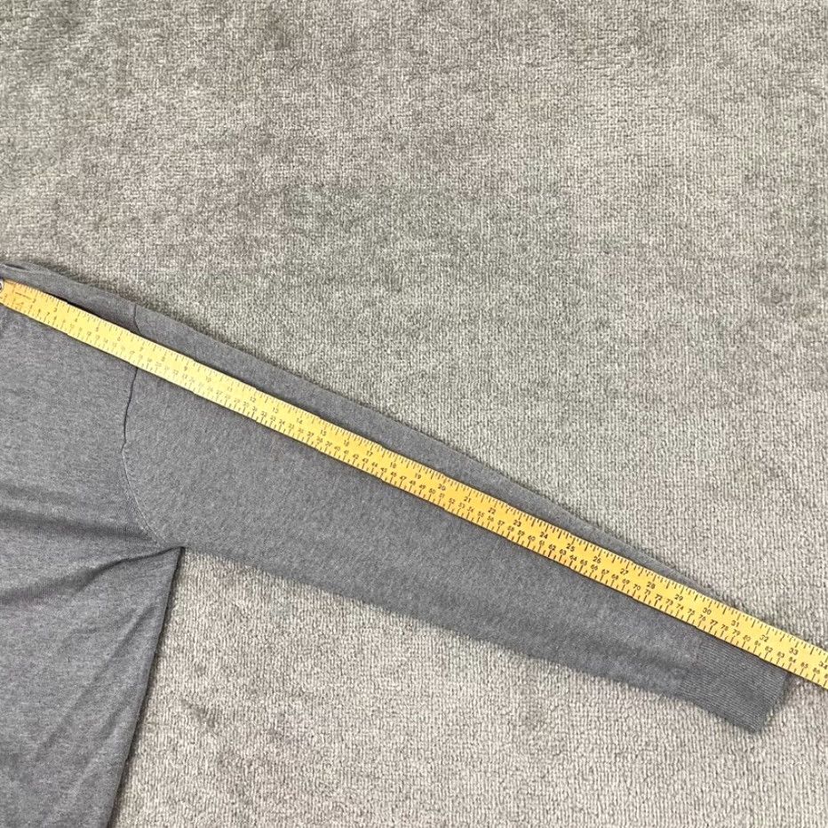 Peter Millar PETER MILLAR Sweater Mens Large Gray Silk Cotton Cashmere Lightweight Pullover V-Neck Size US L / EU 52-54 / 3 - 5 Thumbnail