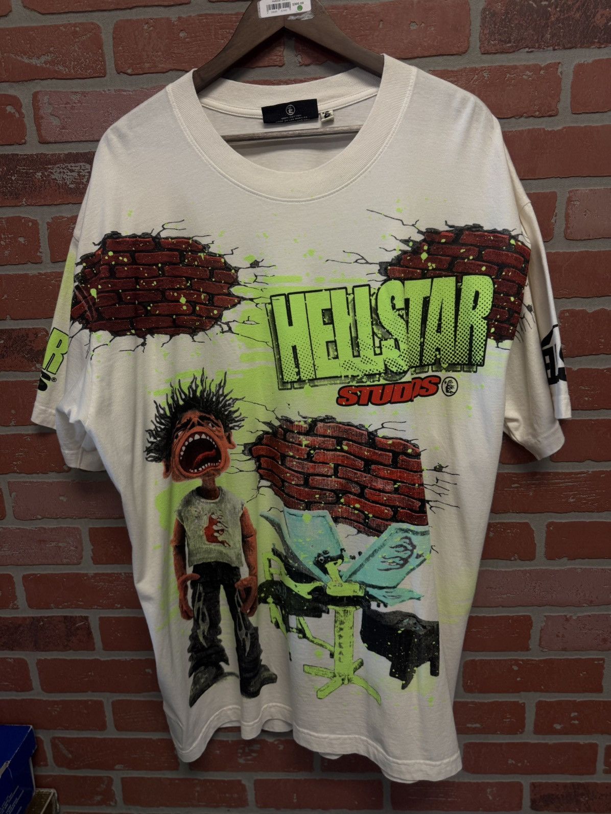 HELLSTAR Hellstar “Brick Wall” Tee Shirt Size XXL (NEW) Size US XXL / EU 58 / 5 - 2 Thumbnail