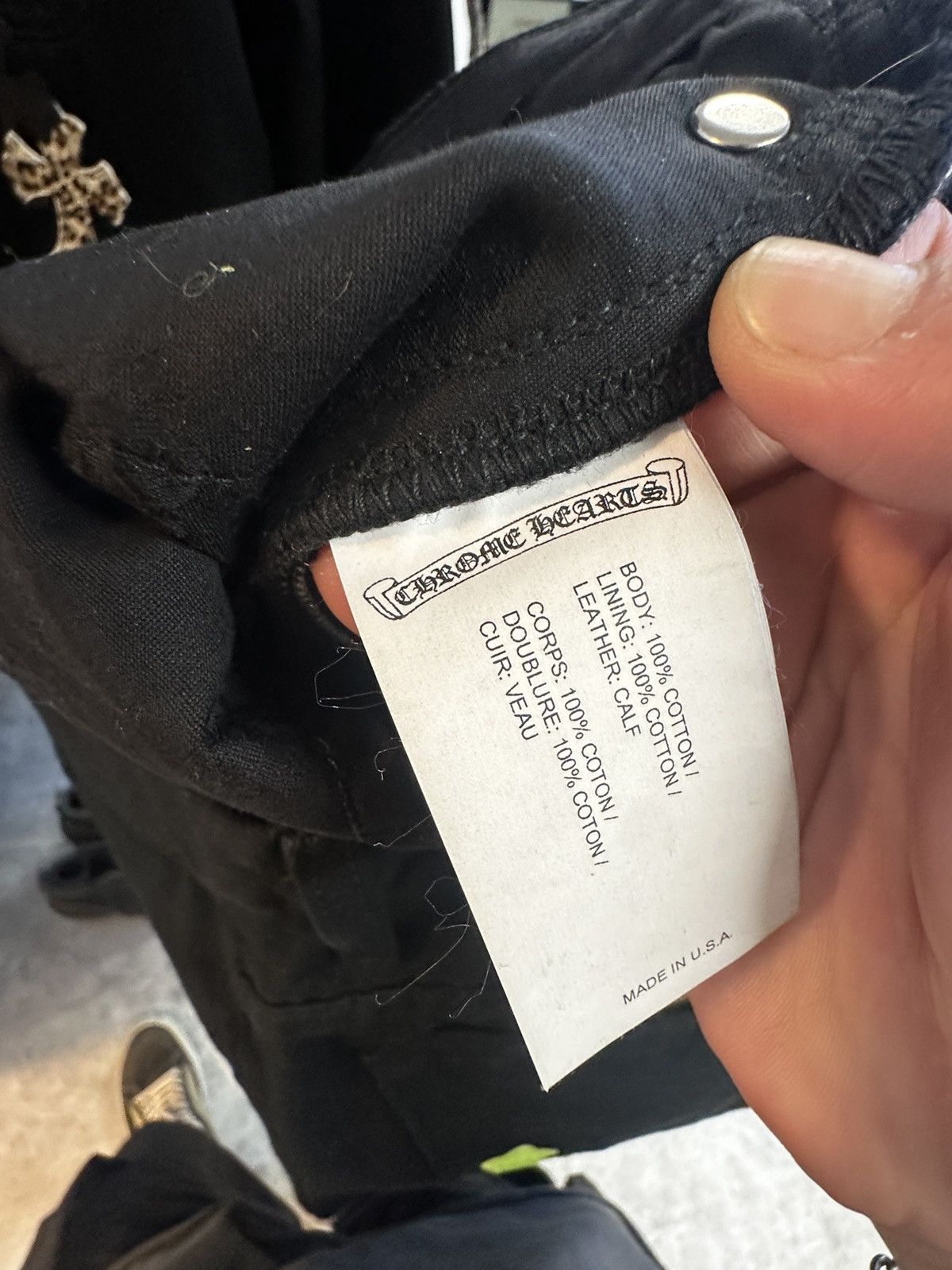 Chrome Hearts Chrome Hearts Leather Cross Patch Carpenter Pants (GRN/LPRD) Size US 32 / EU 48 - 6 Thumbnail