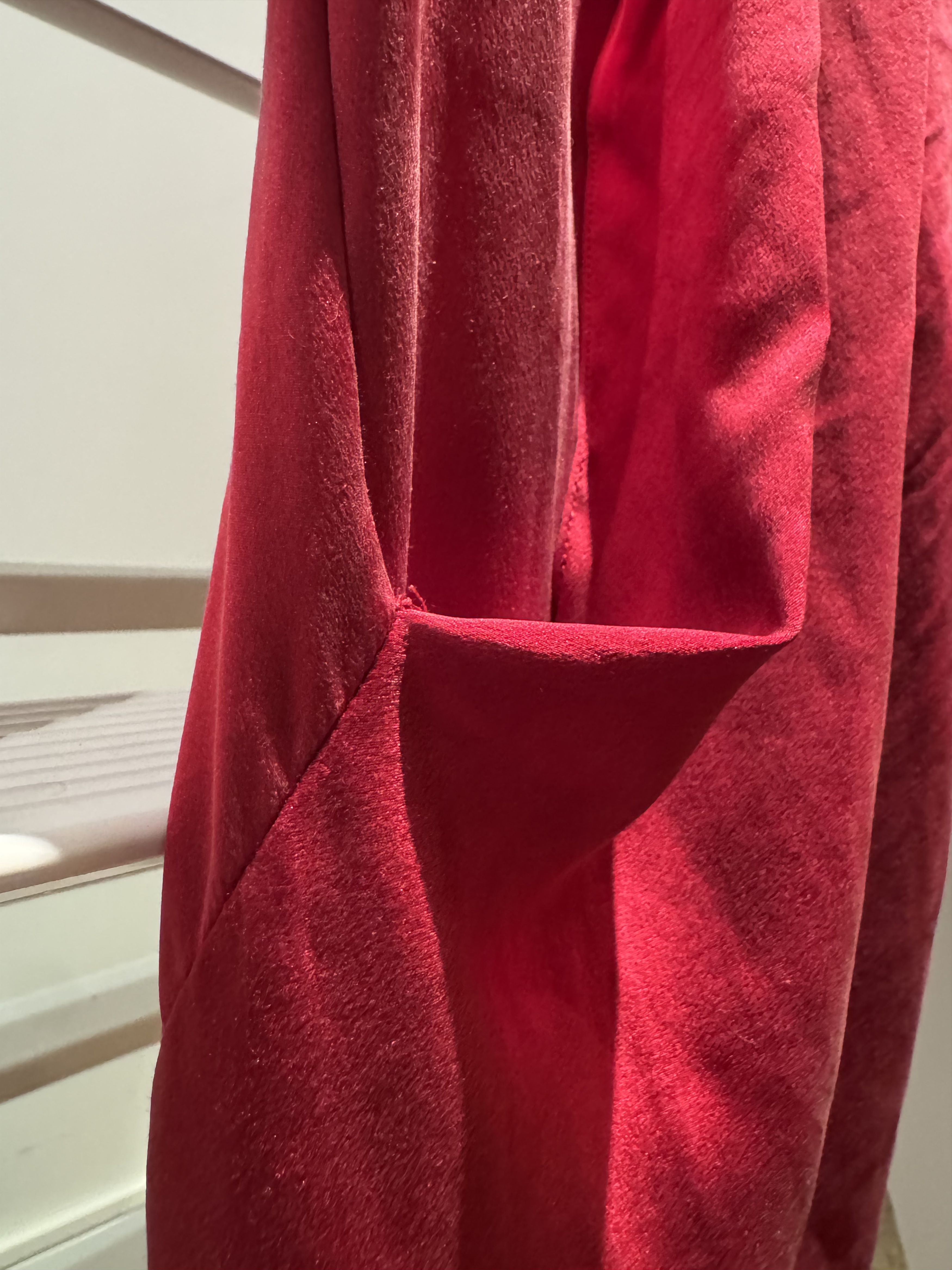 Urban Zen Urban Zen Draped Scarlet Silk Dress Size XS / US 0-2 / IT 36-38 - 5 Thumbnail